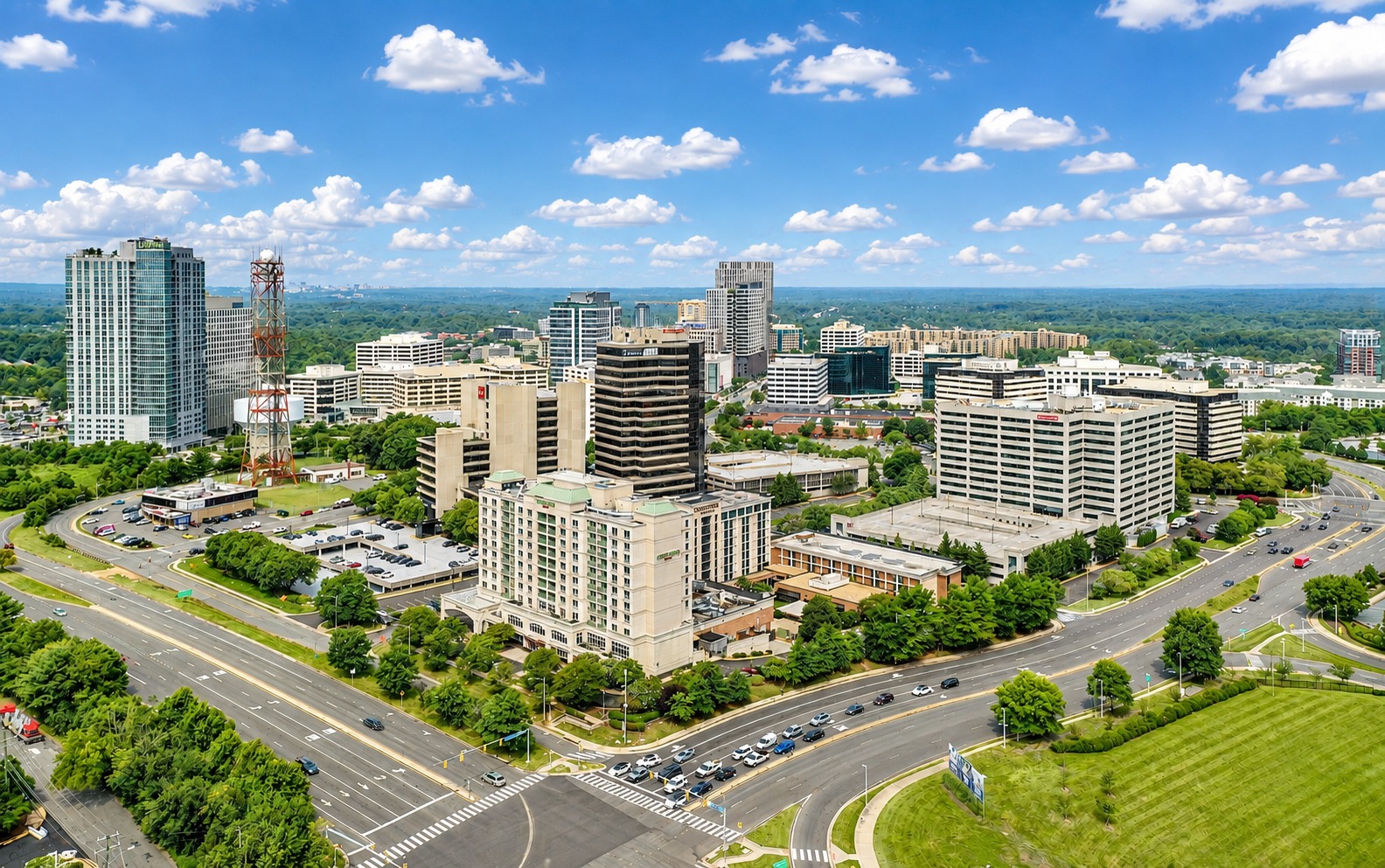 Tysons Corner aerial view